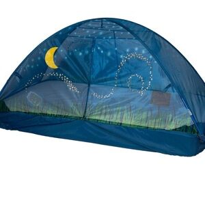 Pacific Play Tents Glow in The Dark Firefly Bed Tent, 77 In X 38 in X 35 in